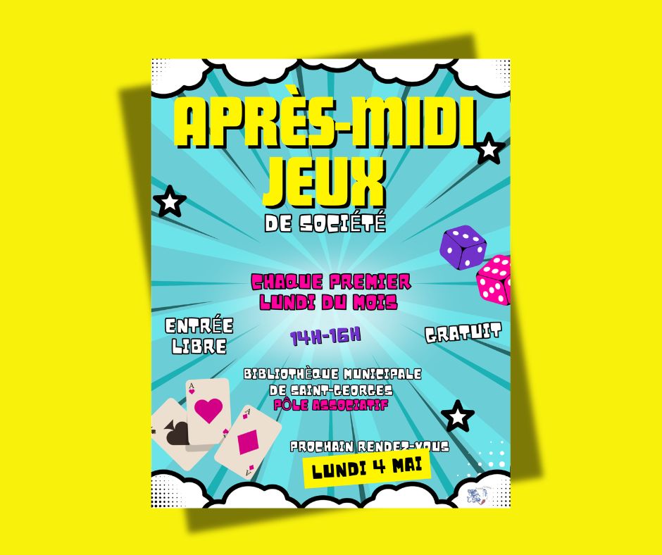 En savoir plus sur Après-midi jeux à la Bibliothèque Municipale