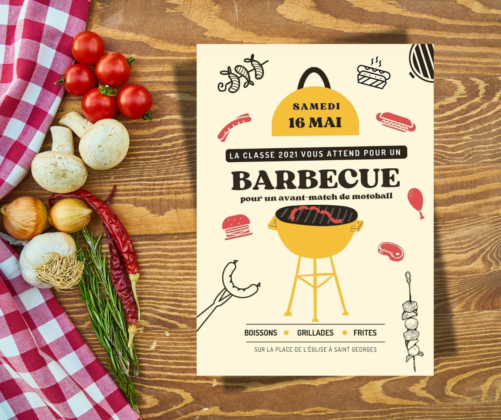 En savoir plus sur 🔥 Barbecue et Frites : l&rsquo;avant-match de la Classe 2021 !