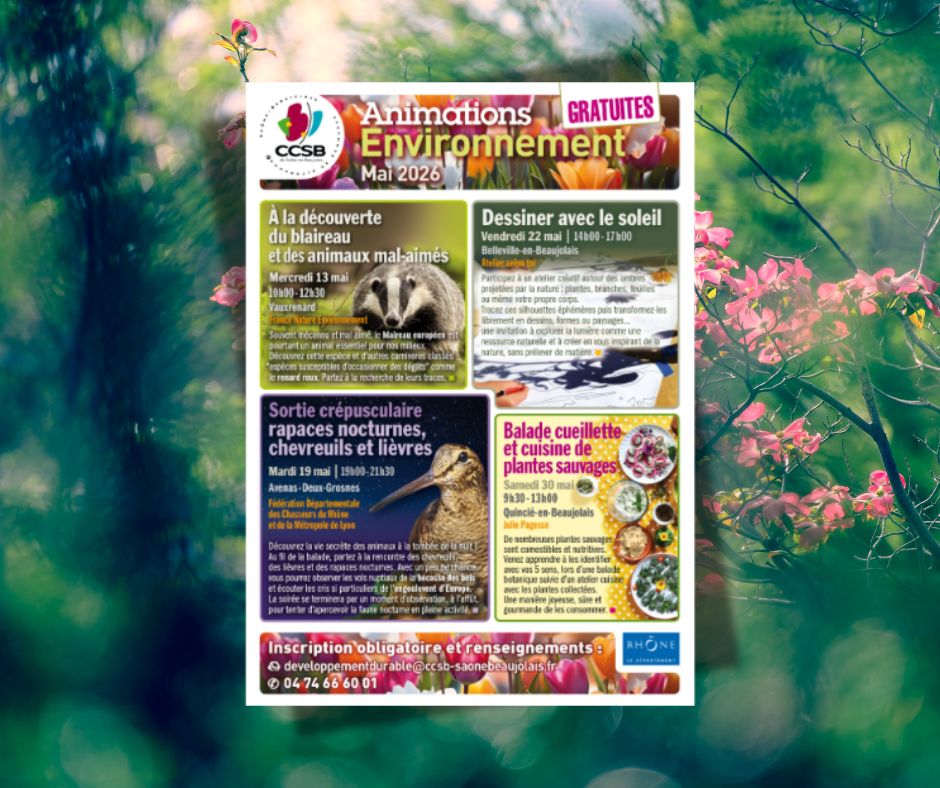 En savoir plus sur En Mai, faites le plein d&rsquo;animations nature avec la CCSB !