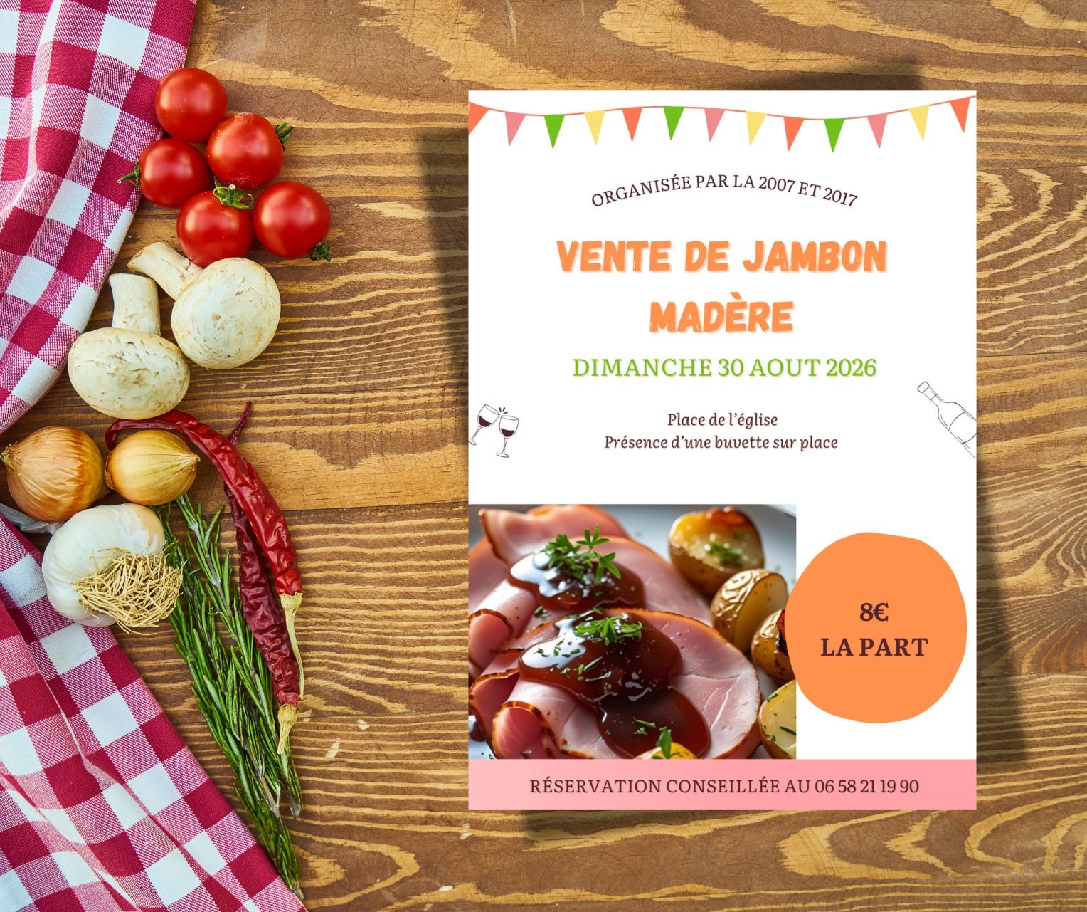 En savoir plus sur Vente de jambon madère