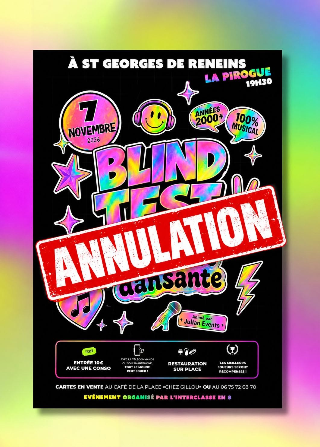 En savoir plus sur [annulé]Blindtest soirée dansante